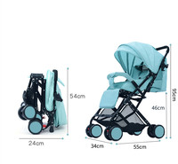 Coches Para Bebes. Système de voyage bon marché poussette landau poussette légère pliable bébé poussettes landau