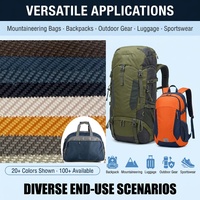 Tissu Oxford en polyester jacquard enduit PU 1680D résistant à l'abrasion pour sacs à main, sacs à dos, bagages et tentes - Vente en gros