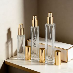 Factory Direct Wholesale Square Flat Shape <b>Sample</b> <b>Perfume</b> <b>Bottle</b> 30ml Clear Frosted Spray Refillable Empty Split <b>Bottles</b> Low MOQ - Product Image 4