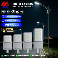 Lampadaire LED extérieur personnalisable ODM&OEM, indice de protection IP66, en aluminium avec lentille PC, 100W 150W 200W 250W 300W, pour projets de jardin et éclairage routier