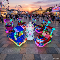 Manège Électrique Rotatif Extérieur pour Enfants, Capacité 100-500kg, Idéal Parcs, Âges 3-6 Ans