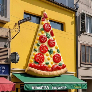 Tùy Chỉnh Quy Mô Lớn Sống Động Như Thật Epoxy Nhựa Nghệ Thuật Mảnh Pho Mát Bánh <span class=keywords><strong>Pizza</strong></span> Bánh Hamburger Điêu Khắc Tùy Chỉnh Nhà Hàng Trang Trí Nội Thất Thời Trang - Product Image 3