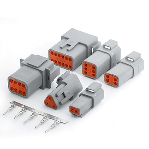 Kit de connecteurs étanches automobiles Deutsch mâle/femelle 2-12 broches, noyau en cuivre, isolation en nylon, 12V ISO9001/ROHS/CE - Product Image 4