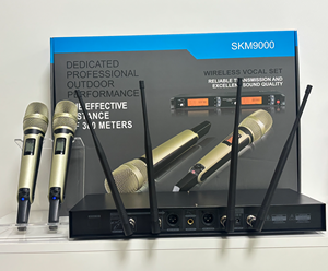 Sistema Microfonico Wireless UHF a 2 Canali Voxfull SKM9000 con Microfoni Dinamici a Cancellazione del Rumore per Chiesa - Product Image 6