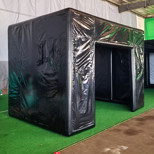 Tente de simulation de golf gonflable la plus populaire pour événements extérieurs, avec écran, en PVC 0,6 mm, <span class=keywords><strong>prix</strong></span> usine, vente chaude - Product Image 5