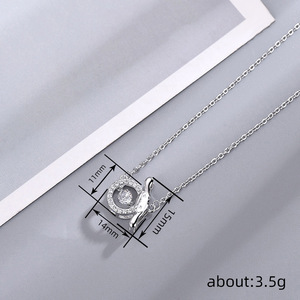 Collana con ciondolo a forma di cane carino per donna, regalo dolce e fresco per San Valentino, gioielli alla moda - Product Image 4