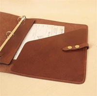 Porte-documents en cuir de Guangzhou pour présentations, organisateur de documents, porte-documents cadeau