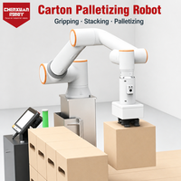 Cobot de Paletización Colaborativo de 6 Ejes, Económico, Robot Compacto con Pinza de Succión para Manipulación de Cartones en Talleres de Empaquetado