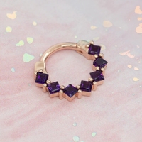 Anneau de nez, piercing sans couture, boucles d'oreilles en cartilage, bijoux, clip d'oreille, piercing de septum, bijoux fins, acier inoxydable 316, or 18 carats