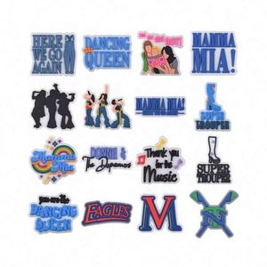 Abalorios de PVC para decoración de zuecos con diseño de la cantante británica <span class=keywords><strong>Mamma</strong></span> <span class=keywords><strong>Mia</strong></span>, accesorios para pulseras, venta al por mayor - Product Image 1
