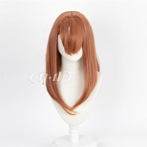 Perruques de cosplay ND HANASATO <span class=keywords><strong>MINORI</strong></span>, fabriquées à la machine, densité 130%, résistantes à la chaleur, Project SEKAI, cheveux mi-longs, brun clair, jeu - Product Image 5