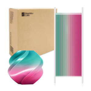 ไส้พิมพ์ 3 มิติ Original Bamboo Lab PLA Silk หลายสี ขนาด 1.75 มม. - รุ่น South Beach (13906) ใช้ได้กับเครื่องพิมพ์ 3 มิติแบบม้วน - Product Image 1