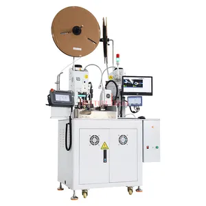 Double-head Automatic single -pressed single -terminal machine automatic terminal crimping machine