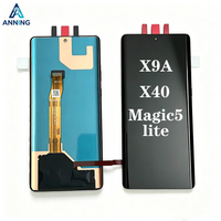 Écran OLED ANNING pour téléphone portable Honor X9A/magic5lite/X40 avec cadre Garantie 1 an Luminosité 400cd+