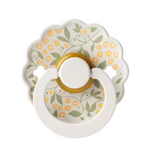 ALGO Sucette pour bébé personnalisable Sucette en silicone sans BPA avec imprimés de fleurs Sucette factice en <span class=keywords><strong>caoutchouc</strong></span> <span class=keywords><strong>naturel</strong></span> - Product Image 6