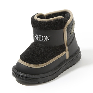 Unisex 2025 invierno zapatos <span class=keywords><strong>de</strong></span> cordero <span class=keywords><strong>de</strong></span> alta calidad botas <span class=keywords><strong>de</strong></span> nieve <span class=keywords><strong>para</strong></span> niños forro polar botón algodón grueso niños niñas tallas medianas y grandes - Product Image 1
