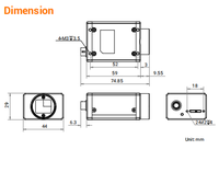 Caméra de vision industrielle HIKROBOT 25MP USB3.0 à déclenchement continu CMOS 14,8 ips ultra-rapide pour inspection AOI de circuits imprimés