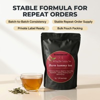 Sachets de thé amincissant aux herbes pour ventre plat en 28 jours, vente en gros, fournisseur de thé détox, marque privée
