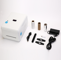 Pour Hoin 4 pouces 300dpi imprimante d'étiquettes à transfert thermique direct HQ490 Pro USB/Bluetooth Interface autocollant code à barres impression Stock