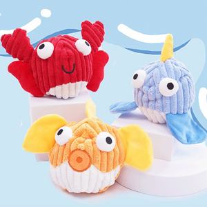 ของเล่นสัตว์เลี้ยงแบบโยน <span class=keywords><strong>ลูก</strong></span>บอลเสียงกระดาษ ทนทาน ช่วยขัดฟัน ทำความสะอาดฟัน บรรเทาความเบื่อหน่าย พร้อมเสียงสัมผัส - Product Image 5