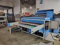 Presse à chaud hydraulique automatique 100*160cm, 1 face, 2 postes, pour cuir, lin, bannières, housses de couette, matelas, panneaux acryliques