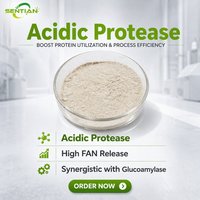 Enzyme protéase acide à faible pH, poudre de protéase acide fongique pour la hydrolyse des protéines, la fabrication de la sauce soja, qualité alimentaire et pour l'alimentation animale
