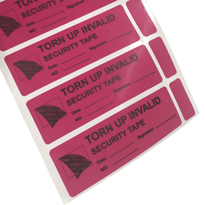 Chống Giả Mạo Tùy Chỉnh Bảo Hành Mở Void Sticker Tamper Proof Stickers An Ninh Con Dấu Nhãn - Product Image 6