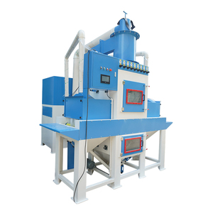 Machine de sablage à convoyeur à rouleaux automatique spécialement personnalisée pour l'élimination de la rouille des métaux - Product Image 4