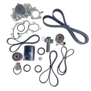 16100-69398 Belt 13505-62070 <span class=keywords><strong>3</strong></span>.4L 5VZ sabuk Timing Tensioner Kit Set dengan pompa air untuk Toyota Rav4 Land Cruiser 90 Hilux - Product Image 3