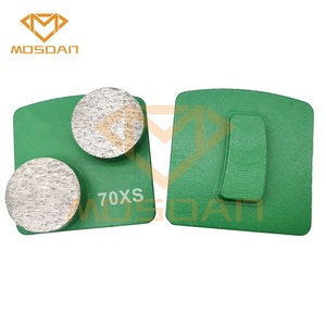Utensili per ala a disco con piastra abrasiva diamantata a doppio pulsante a bloccaggio rapido per smerigliatrici per pavimenti Klindex - Product Image 2