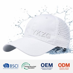 Gorra Deportiva de 6 Paneles, Resistente al Agua, con Protección UV, de Secado Rápido, Perforada con Corte Láser, Fabricante Profesional con Certificación BSCI, OEM ODM - Product Image 1