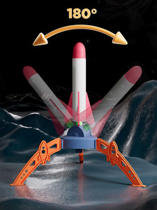 Nouveau Lanceur de Fusées à Pédale pour Enfants, Jouet de Parc d'Attractions Extérieur, Fusée en Mousse qui S'envole avec Lumière - Product Image 3