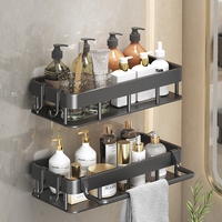 Étagère noire plateau multifonctionnel couche chiffon support cuisine support de rangement mural assaisonnement support ménage vidange panier évier
