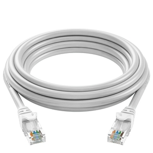 สายเคเบิลสื่อสาร FTTH สำหรับภายนอกอาคาร แบบมีปลอกหุ้ม PVC สีดำ Cat5e 26AWG ทองแดงแท้ RJ45 100Mbps 250MHz UTP LAN ความยาว 10 ม. 30 ม. - Product Image 4