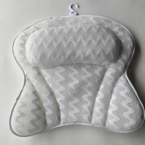 <span class=keywords><strong>Coussin</strong></span> de <span class=keywords><strong>baignoire</strong></span> en tissu maillé 3D avec <span class=keywords><strong>ventouse</strong></span> antidérapante, lavable en machine - Product Image 3