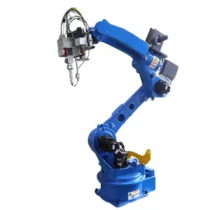 Machine automatique de soudure laser de fibre d'acier inoxydable de bras de robot de Yaskawa 6 axes
