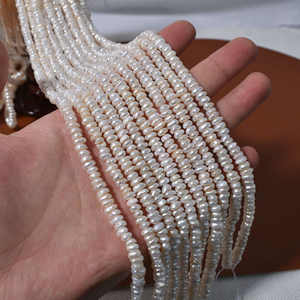 ไข่มุกน้ำจืดธรรมชาติสีขาวทรงพิเศษ ขนาด 4-5 มม. รุ่น 1203 ของ WENCHI ราคาคุ้มค่า เหมาะสำหรับงาน DIY - Product Image 3