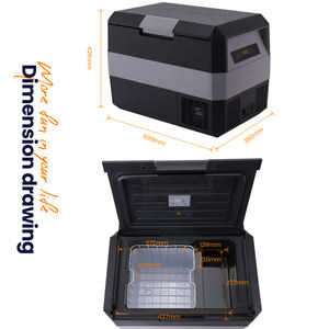 EVERCOOL 33L <span class=keywords><strong>Frigo</strong></span> Compresor 12V Batería de coche Congelador Mini Helado Congelado camping refrigerador - Product Image 3