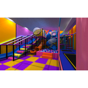 Aire de jeux intérieure commerciale pour enfants équipement de terrain de jeu intérieur <span class=keywords><strong>fait</strong></span> <span class=keywords><strong>maison</strong></span> avec <span class=keywords><strong>piscine</strong></span> à balles toboggan - Product Image 4