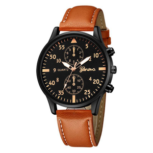 Set de Reloj para Hombre, Estilo Hong Kong, Reloj de Pulsera de Moda, Versátil, de Alta Gama, con Movimiento de Cuarzo - Product Image 2