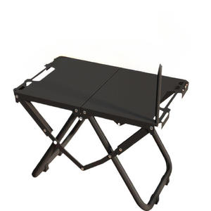 Mesa plegable para exteriores, rectangular, de aluminio, ligera, portátil, para picnics y camping - Product Image 4