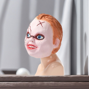 Máscara <span class=keywords><strong>de</strong></span> Terror <span class=keywords><strong>de</strong></span> Resurrección <span class=keywords><strong>de</strong></span> Fantasma <span class=keywords><strong>de</strong></span> Halloween, Máscara <span class=keywords><strong>de</strong></span> Látex para Cosplay <span class=keywords><strong>de</strong></span> NPC, Accesorio para Disfraces <span class=keywords><strong>de</strong></span> Fiesta, Máscara <span class=keywords><strong>de</strong></span> <span class=keywords><strong>Chucky</strong></span> para Adultos - Product Image 4