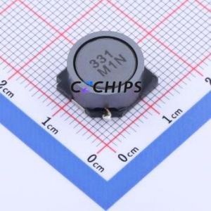 Inductor de Potencia CDDR126NP-331MC SMD, 12.8x12.8mm (Inductancia: 330uH) (Precisión: 20% Resistencia de CC (DCR): 430mOhm) - Product Image 1