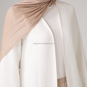 女性女性女性ドレスリネンとレーヨン控えめアバヤイスラム教徒のドレスイスラム教徒のウェディングドレス - Product Image 4