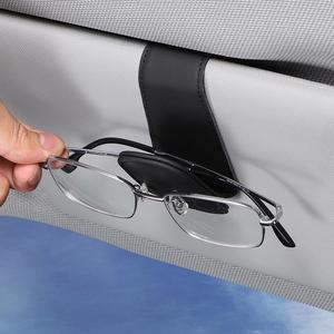 <b>Car</b> Eyeglass <b>Clip</b> Sun Visor Storage Multi Functional Glasses Holder Sunglasses <b>Clips</b> Cotton Material - Product Image 2