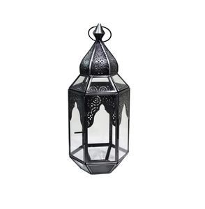 Vente en gros de lanterne à bougie décorative dernière conception en métal et verre pour la décoration intérieure - Product Image 1