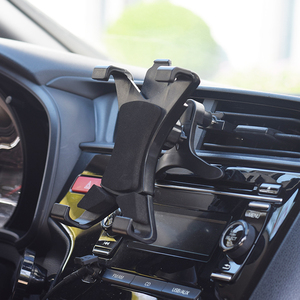 Supporto Universale Pieghevole Regolabile in ABS per Telefono e Tablet da Auto, Compatibile con <span class=keywords><strong>iPad</strong></span>, Rotazione a 360°, Flessibile - Product Image 6