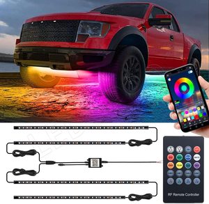 Car Underglow <strong>Light</strong> Flexible <strong>Strip</strong> LED Underbody <strong>Lights</strong> <strong>Remote</strong> APP <strong>Control</strong> Car LED Neon <strong>Light</strong> <strong>RGB</strong> Decorative Atmosphere Lamp - Product Image 1