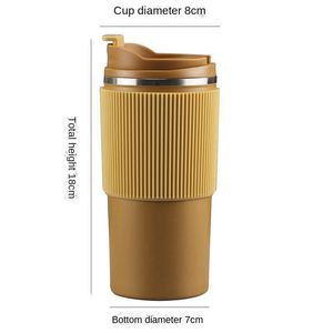 Nouvelle tasse thermos classique en acier inoxydable 304 pour usage domestique, mug à café portable, isolation thermique de 6 à 12 heures, 450 ml, alimentaire - Product Image 5