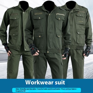 Vêtements de <span class=keywords><strong>travail</strong></span> en coton épais pour hommes, résistants, anti-brûlure, résistants aux flammes, combinaison de sécurité pour la construction industrielle - Product Image 5